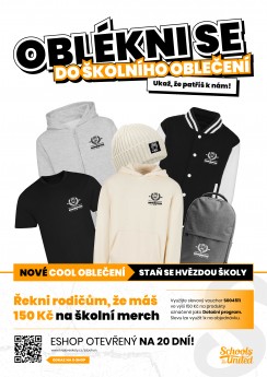 E-shop se školním oblečením spuštěn!!!